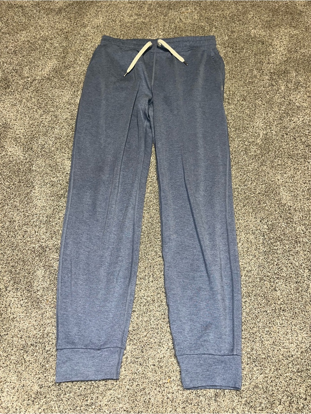 Vuori Womens Blue Ponto Performance Joggers Size S Sweatpants Elastic Waist